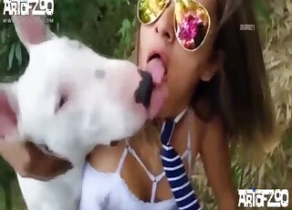 Stylish lady is ready to get fucked on the ground and it's hardcore